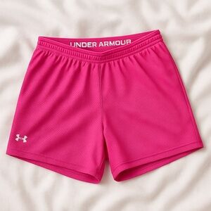 Under Armour Women's Vibrant Pink Athletic Shorts